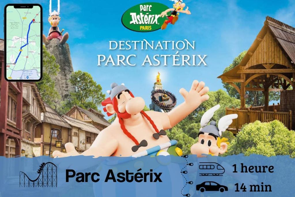 Smart House Airport Cdg, Asterix Apartment Louvres Ngoại thất bức ảnh