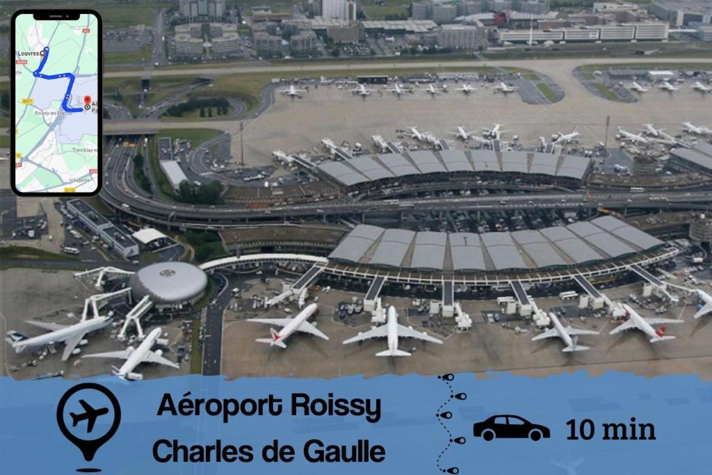 Smart House Airport Cdg, Asterix Apartment Louvres Ngoại thất bức ảnh