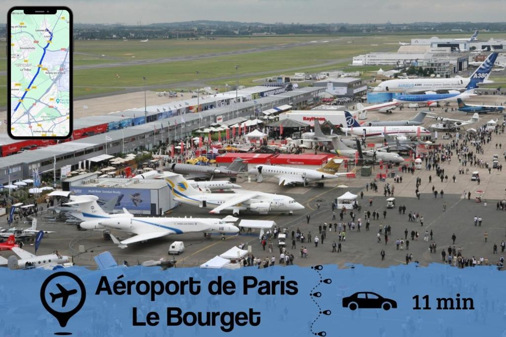 Smart House Airport Cdg, Asterix Apartment Louvres Ngoại thất bức ảnh